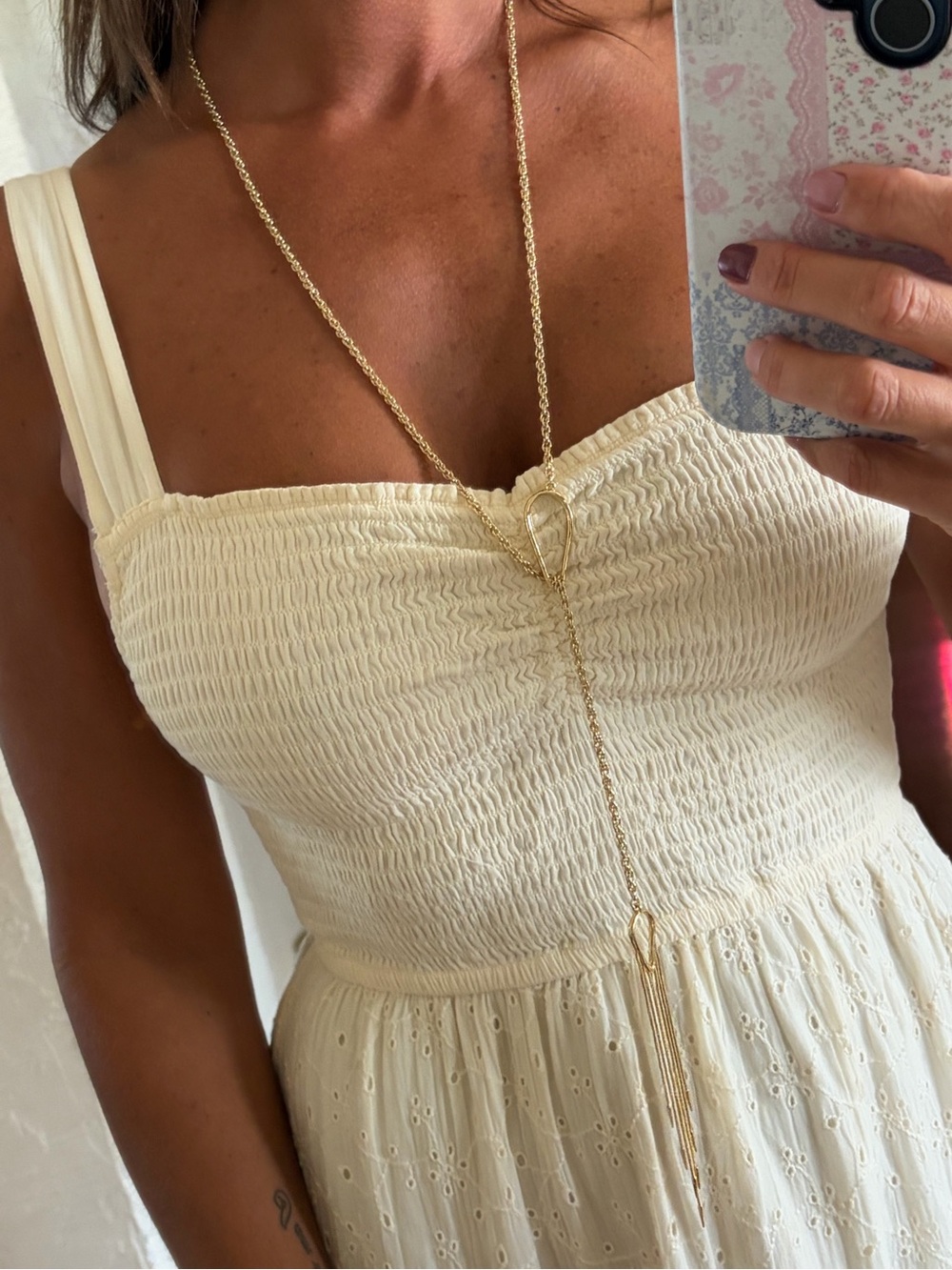 Chloe + Isabel Gold Long Y-Drop Lariat Necklace